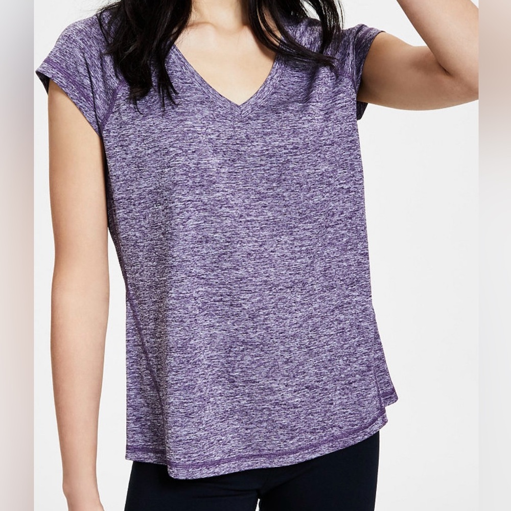 Ideology Purple Fitted Short Sleeve Tee XL